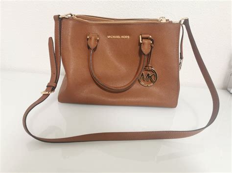 michael kors tasche braun gelb